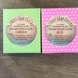Detox Bar Duo - Cucumber Melon and Sweet Pea